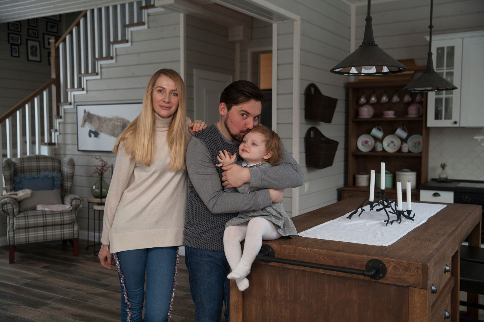 В гостях. Дом под Истрой.