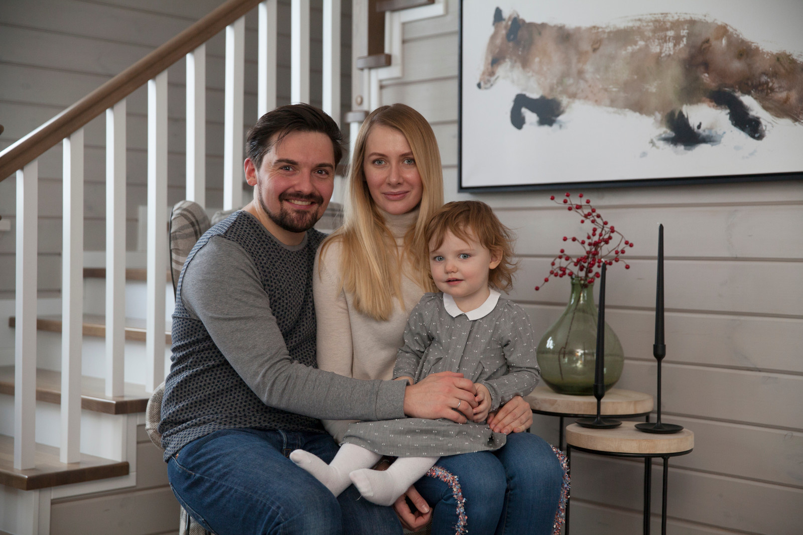 В гостях. Дом под Истрой.