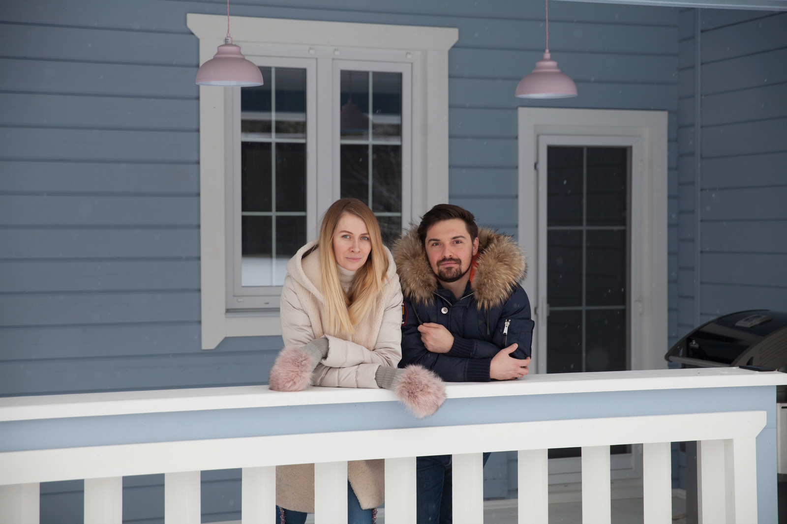 В гостях. Дом под Истрой.