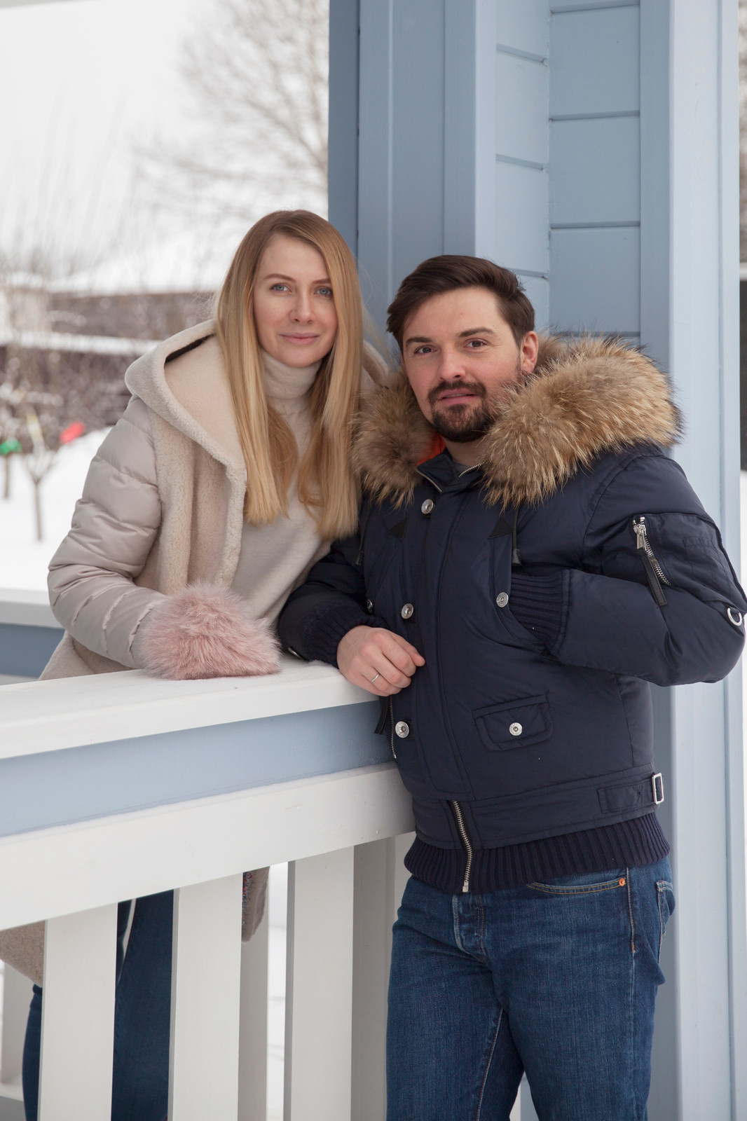 В гостях. Дом под Истрой.