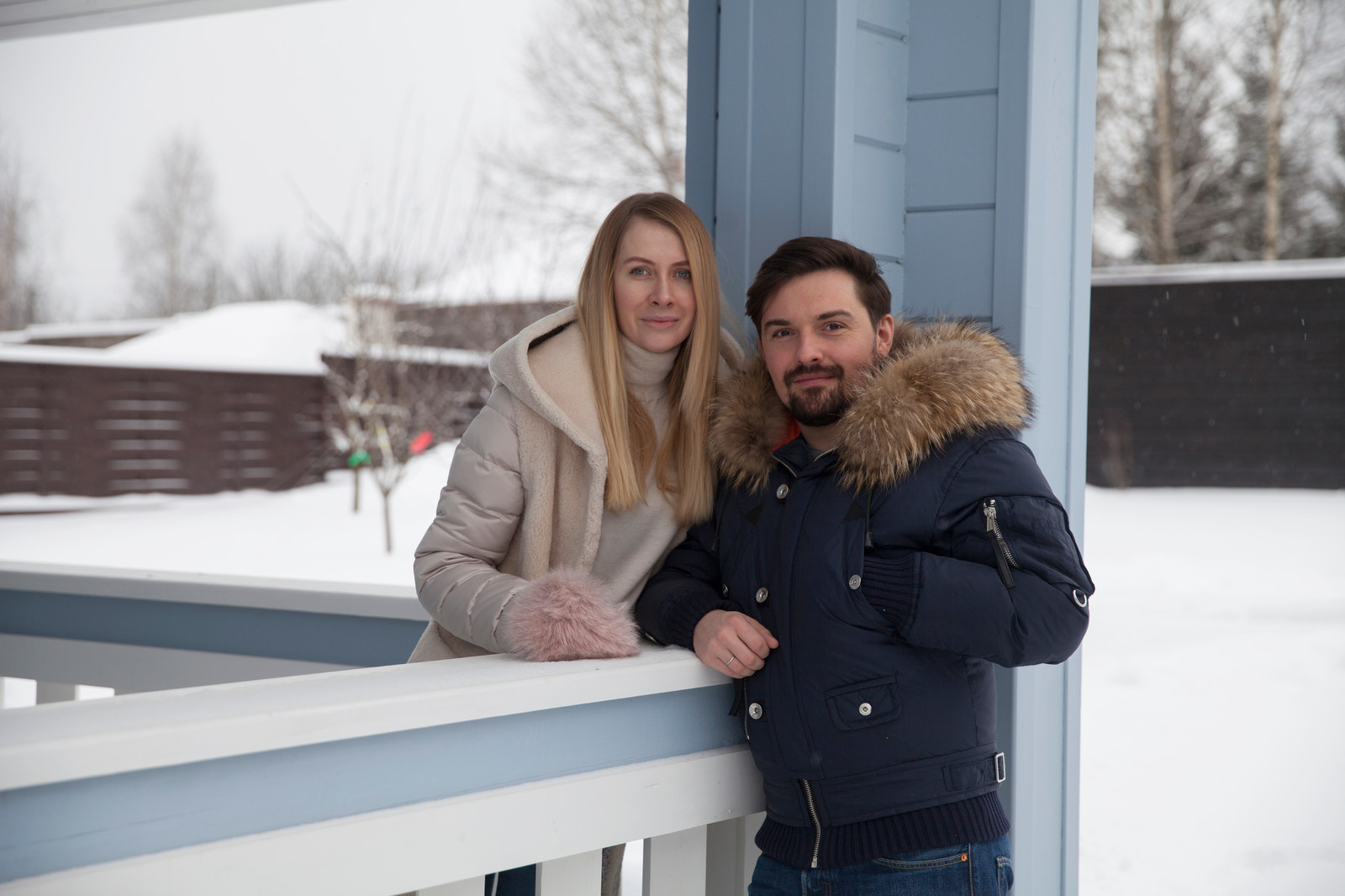 В гостях. Дом под Истрой.