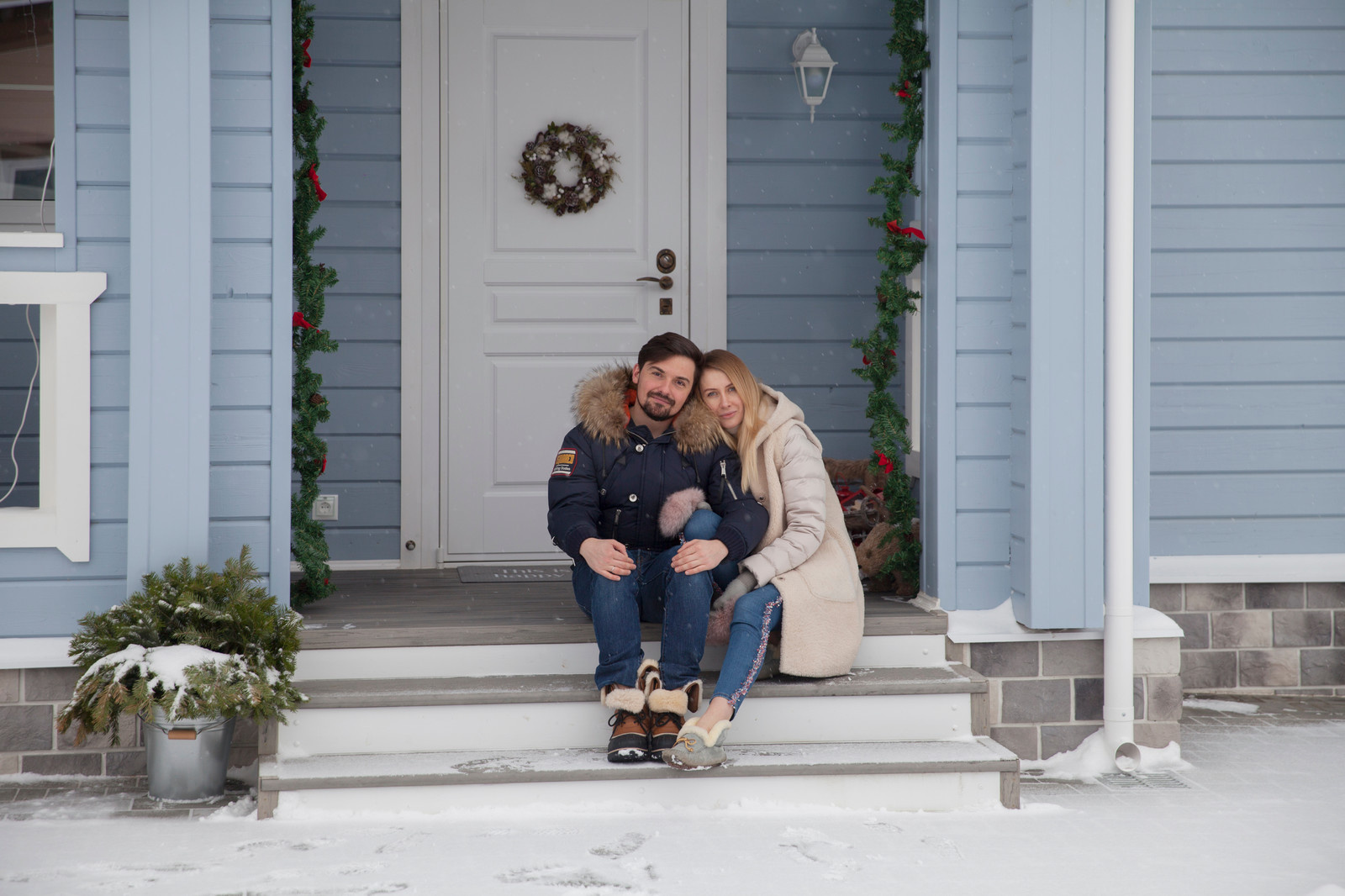 В гостях. Дом под Истрой.