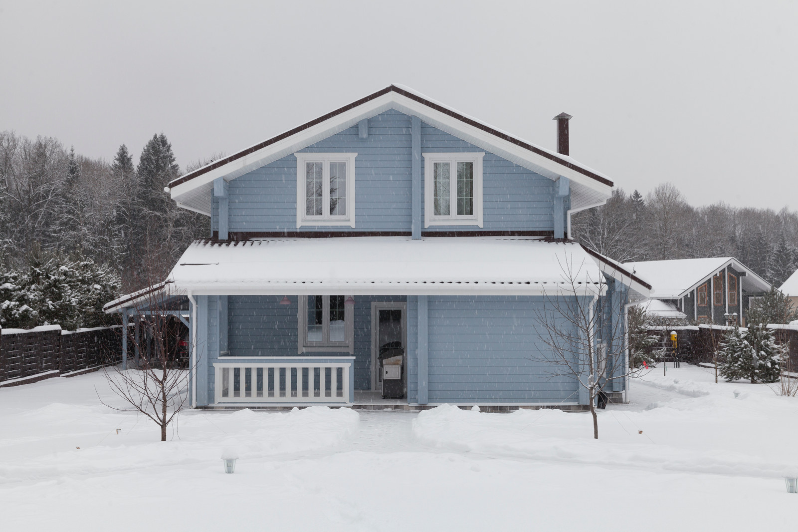 В гостях. Дом под Истрой.
