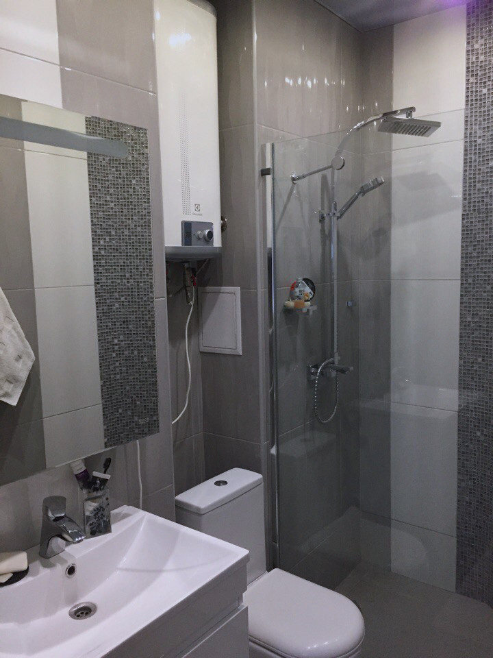 Обложка проекта: Спальня с собственным санузлом. За основу брали стиль «Русский прованс»