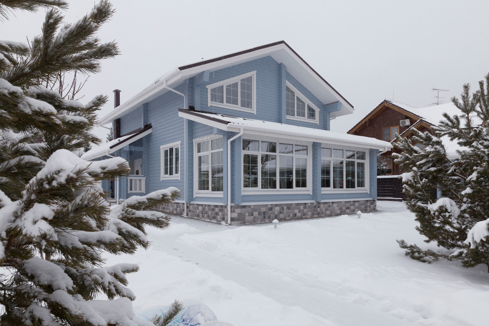 В гостях. Дом под Истрой.