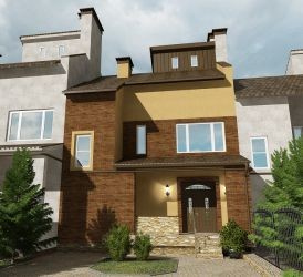 Обложка проекта: Дизайн фасада таунхауса