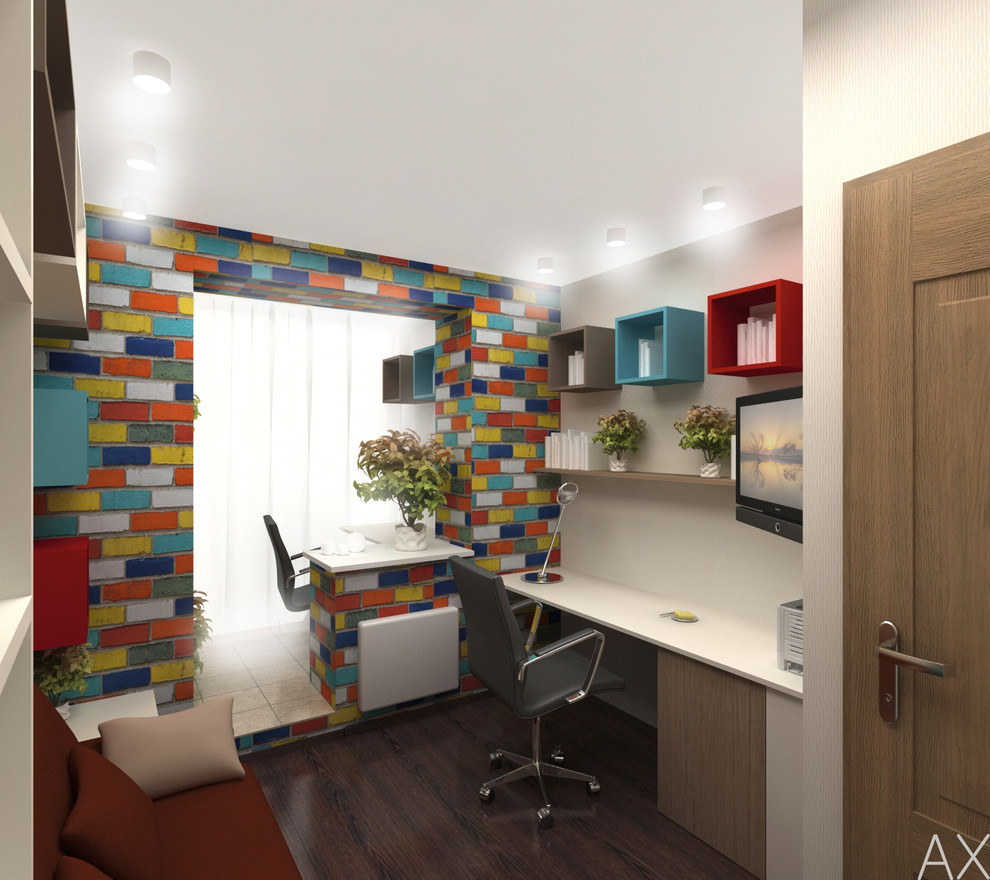 Интерьер с бирюзовым цветом