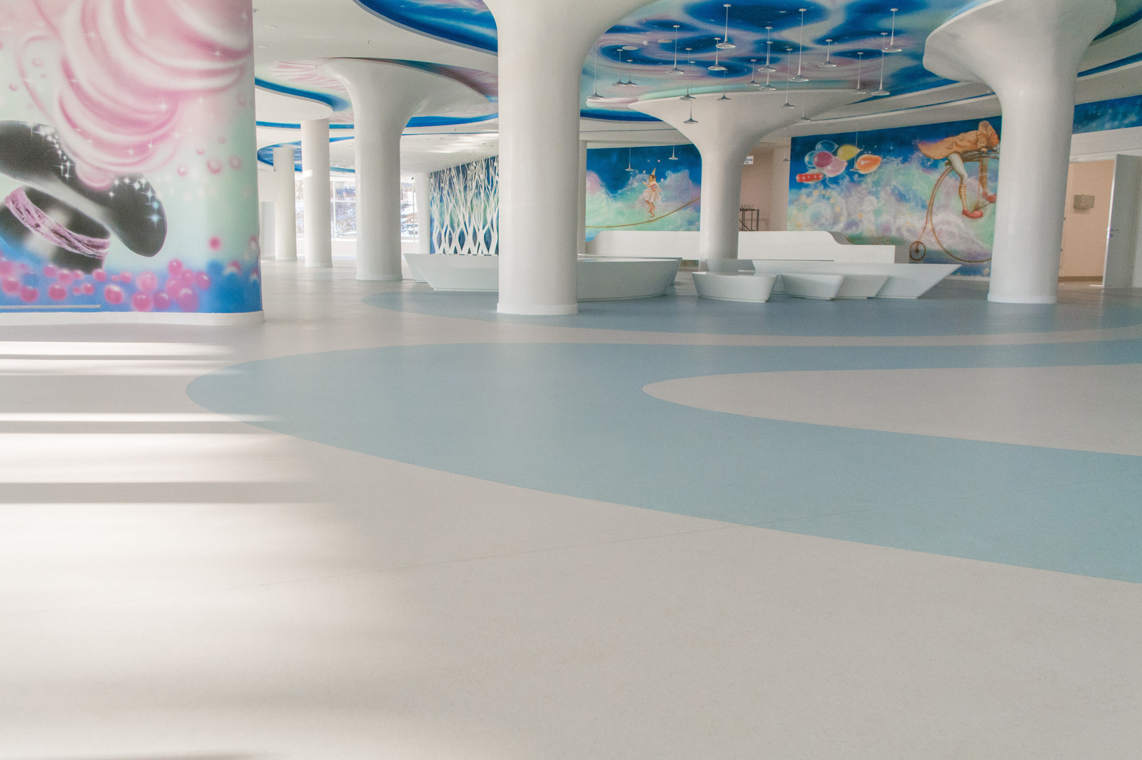 Поставка и укладка напольных покрытий: Владивостокский государственный цирк