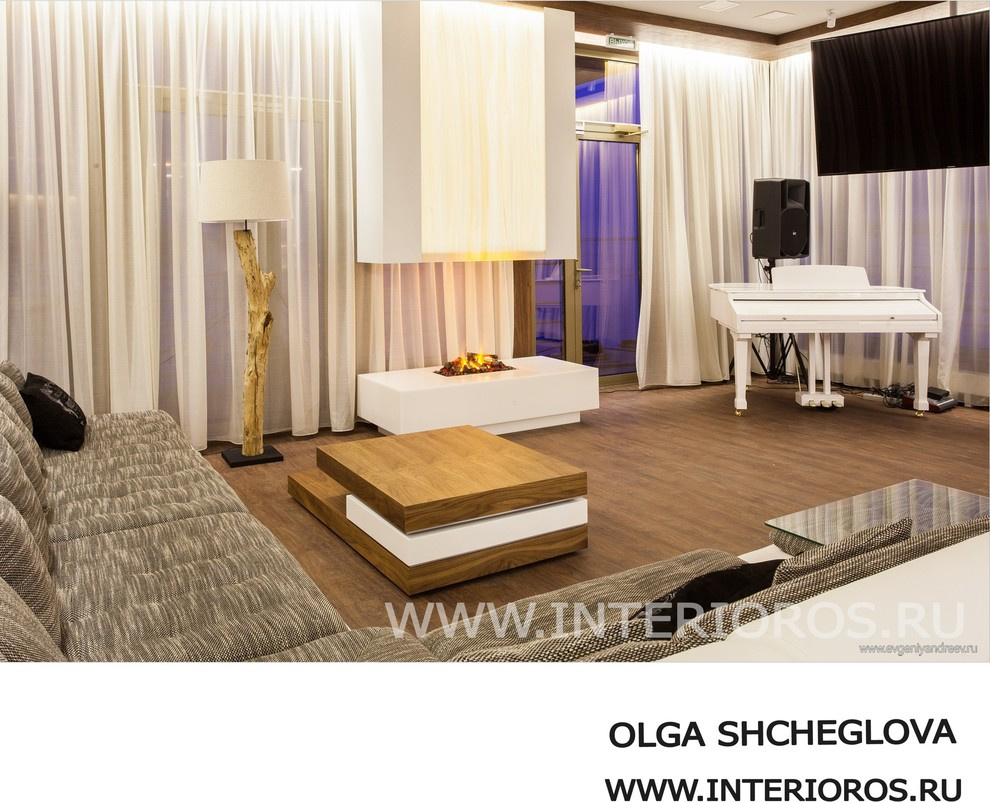 Обложка проекта: Интерьер гостиницы клубного отеля на воде