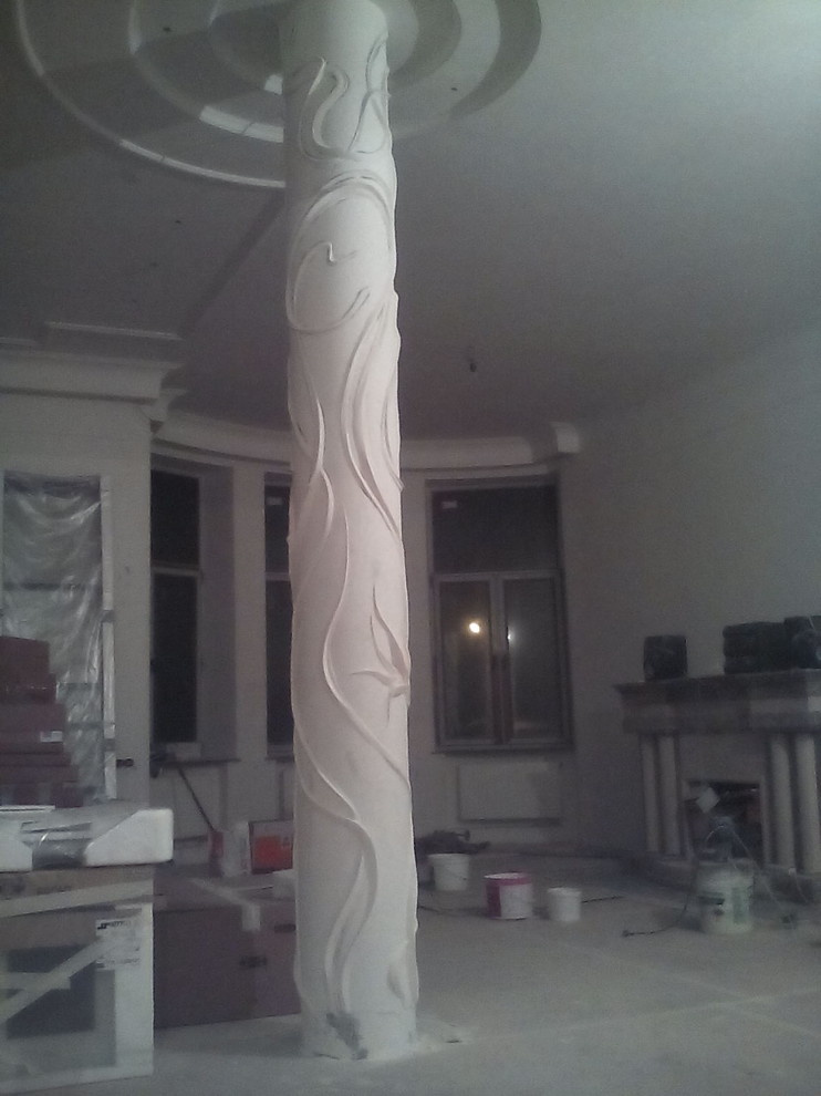 Обложка проекта: Изготовление барельефа на колонне и стене в частном доме.