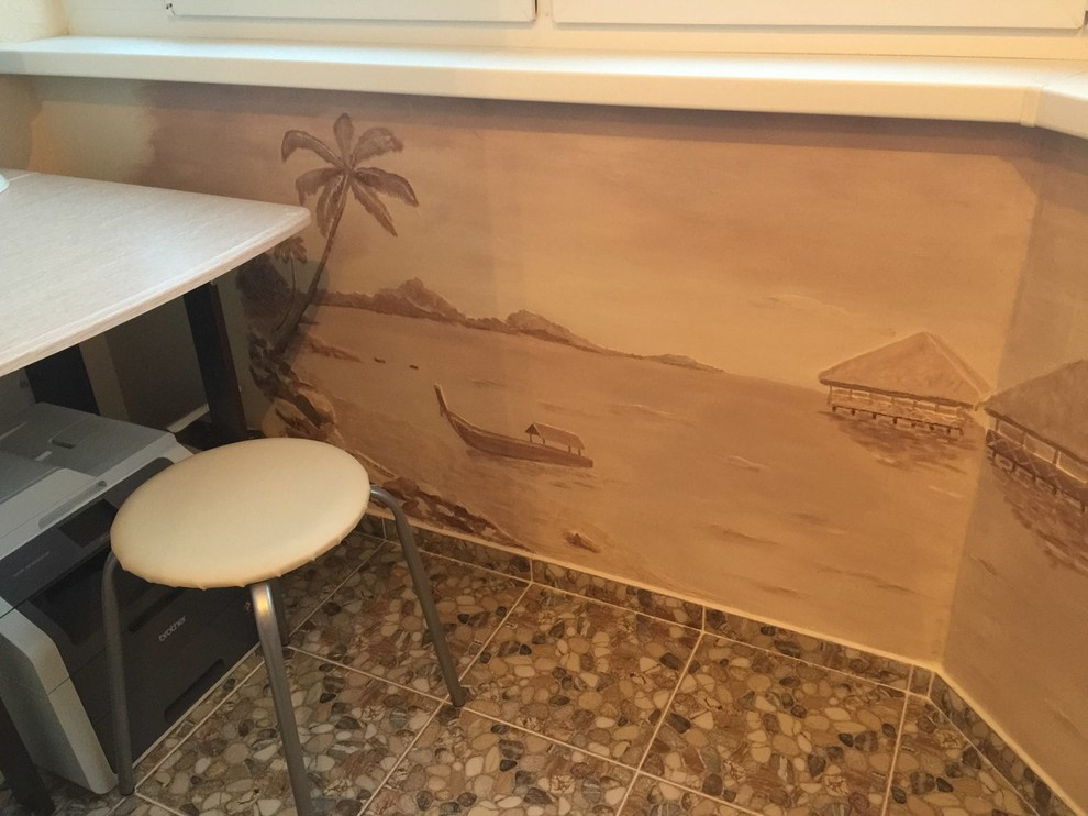 Обложка проекта: Роспись стен балкона