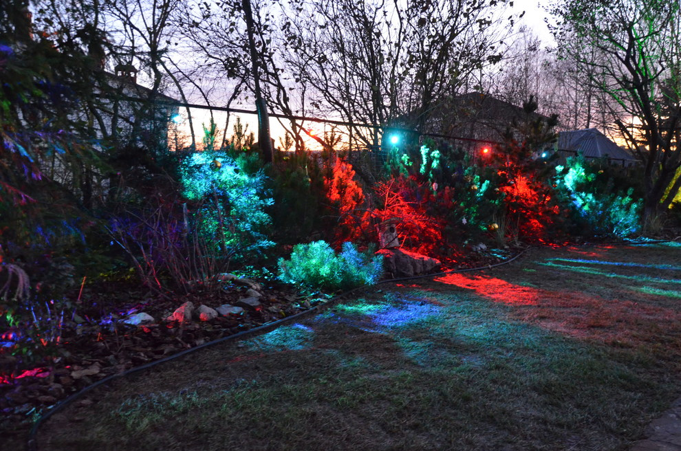Декоративное  освещение сада