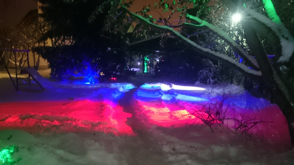 Декоративное  освещение сада