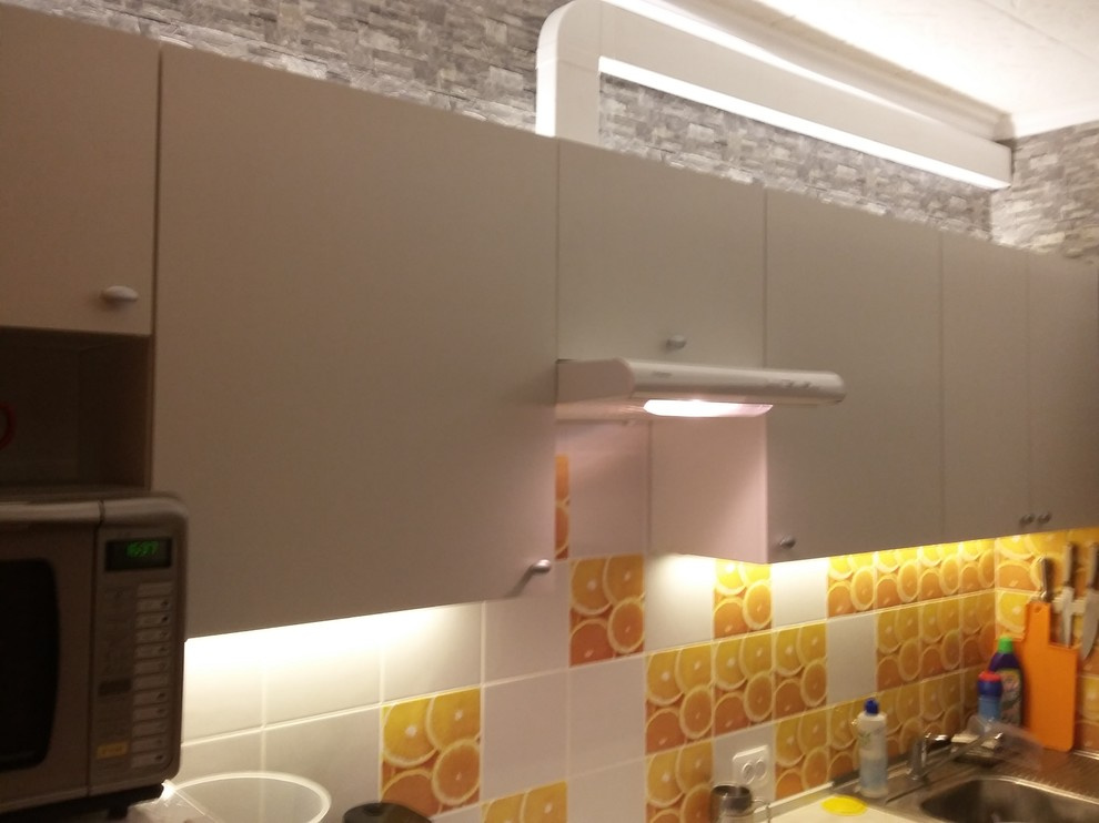Подсветка и освещение рабочей зоны на кухне