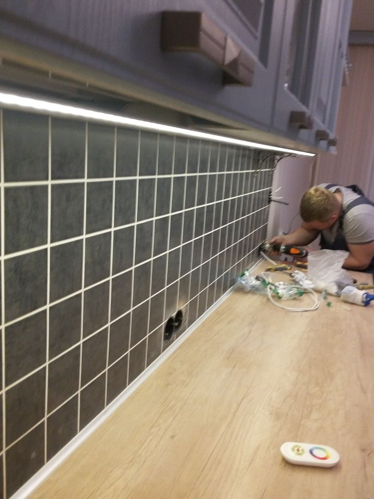 Подсветка рабочей зоны на кухне