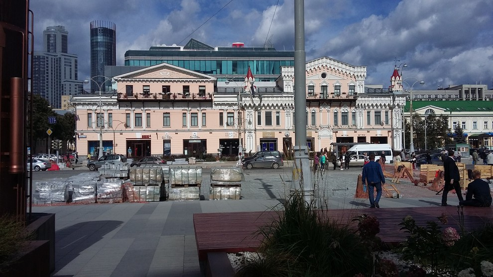 Паспорт фасадов торгово-делового центра Европа в Екатеринбурге