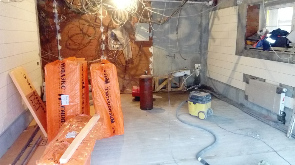 Ремонт гаража коттеджа