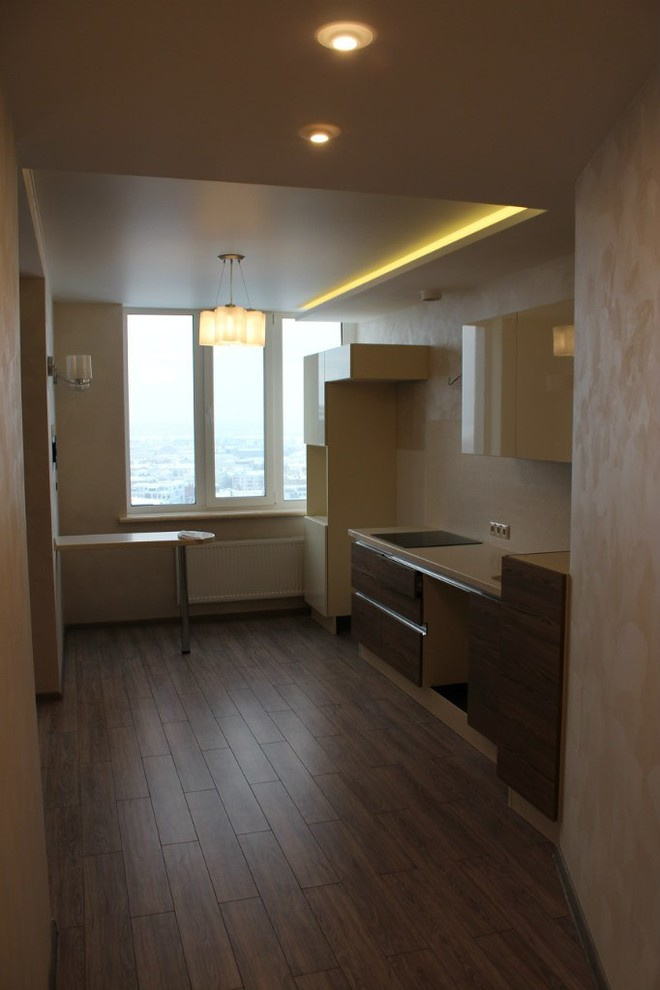 Обложка проекта: Перепланировка студии, выделение спальни.