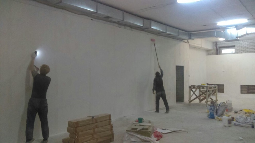 Обложка проекта: Обустройство тех.помещения и разделение на зоны.