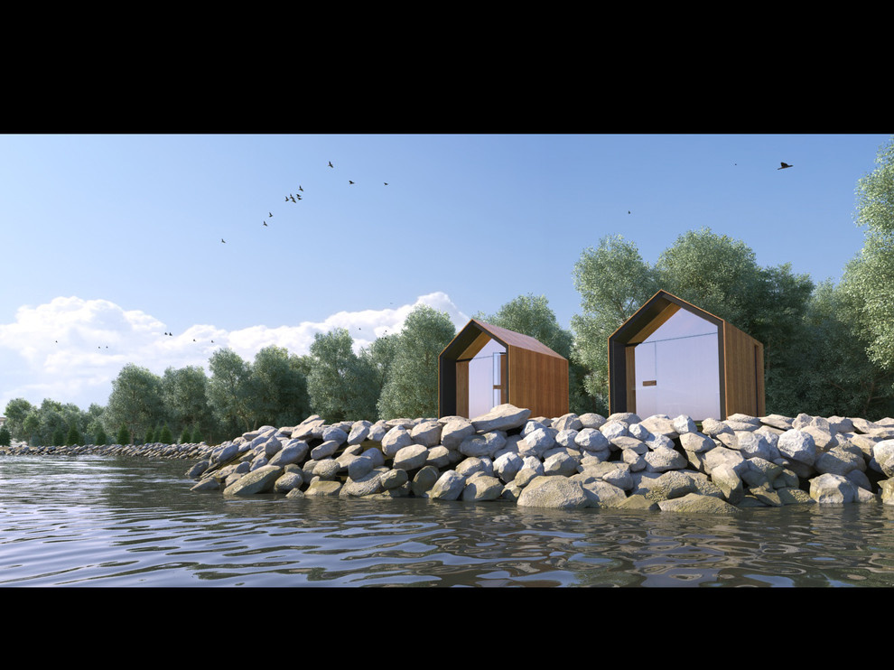 Готовая сауна для улицы / Sauna