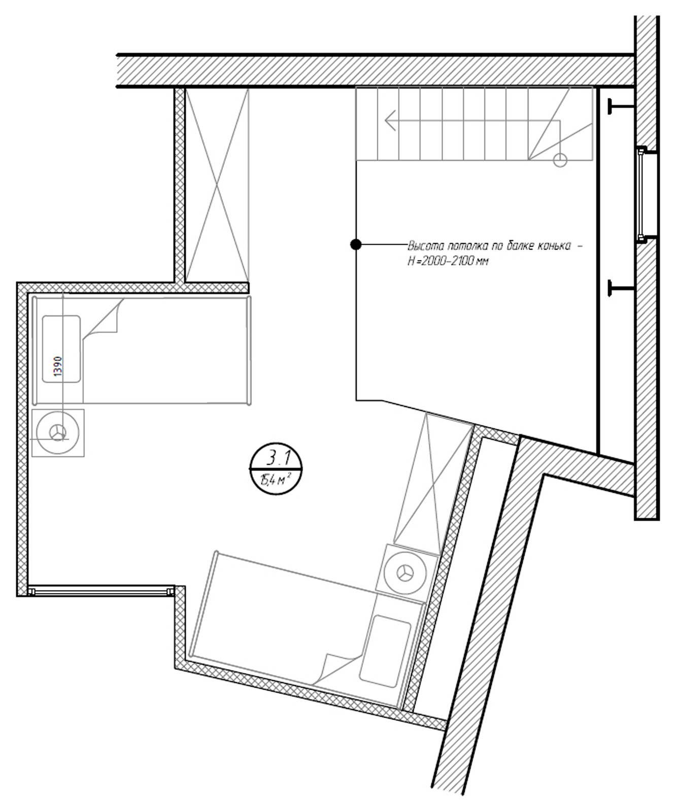 Дизайн проект Квартиры 115 м2