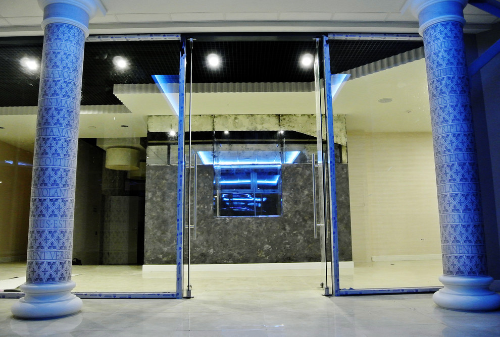 Обложка проекта: Роспись колонн в бизнес центре "Республика"