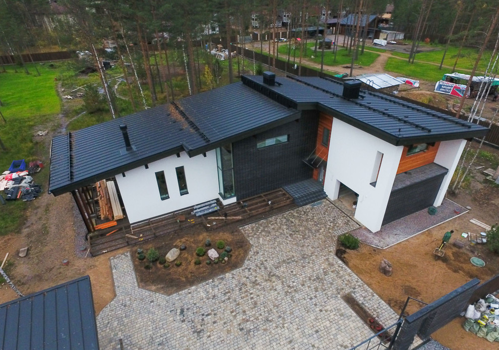 МИНИМАЛИЗМ СО СКАТНОЙ КРОВЛЕЙ