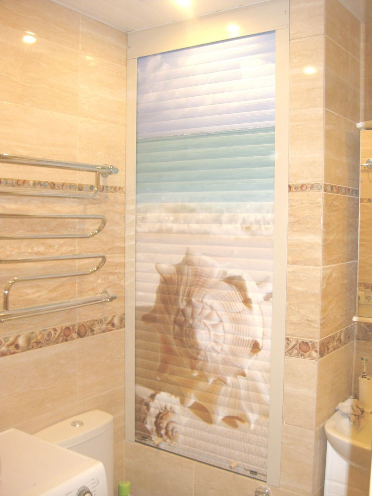 Рольставни для санузла с фотопечатью