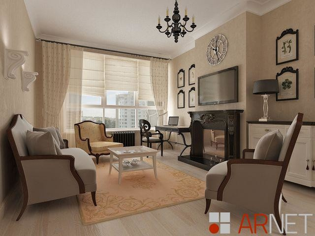 Романтика и шик, квартира 120 кв.м.