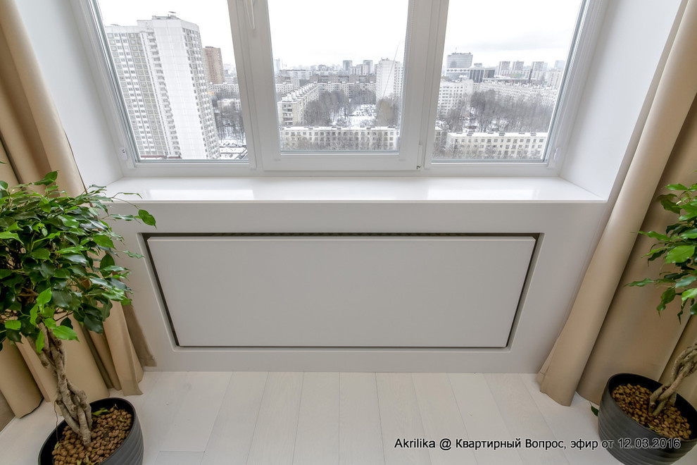 Подоконник и радиатор из искусственного камня Akrilika (Акрилика) Glacier White