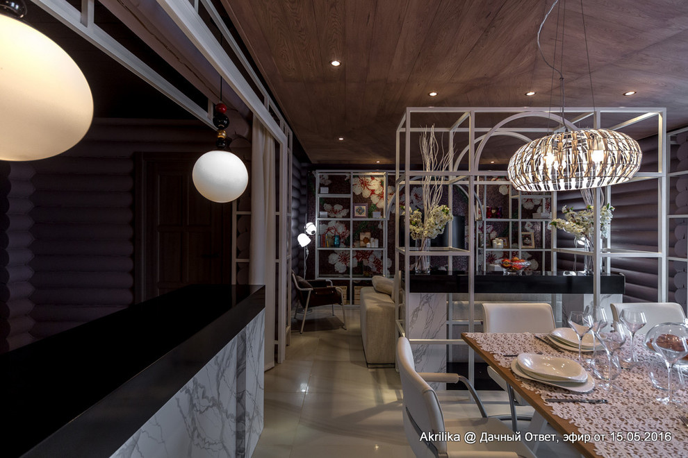 Столешница и барная зона из искусственного камня Akrilika (Акрилика)