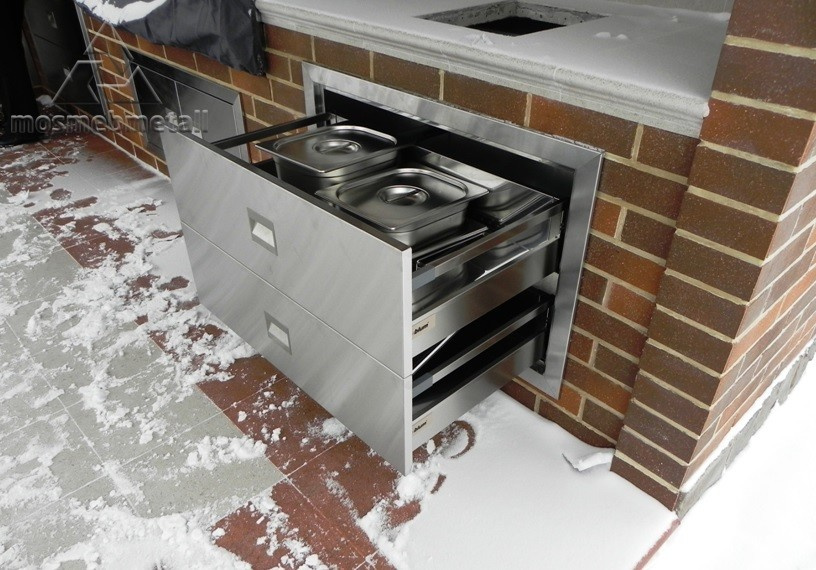 Уличные кухни для загородных домов