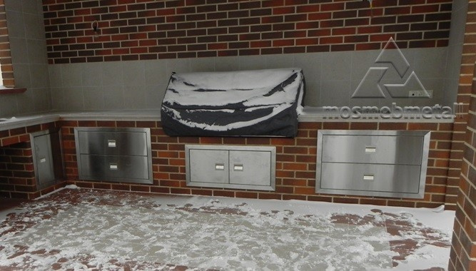 Уличные кухни для загородных домов