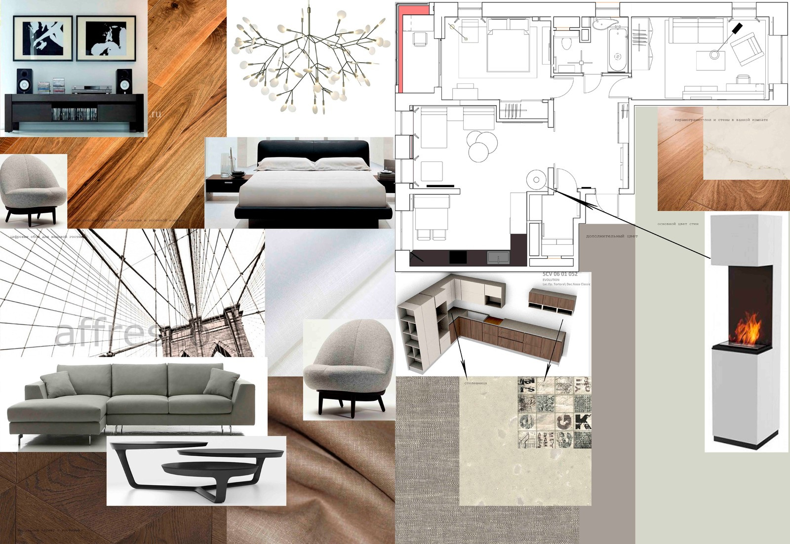 Квартира в Москве с узкими окнами