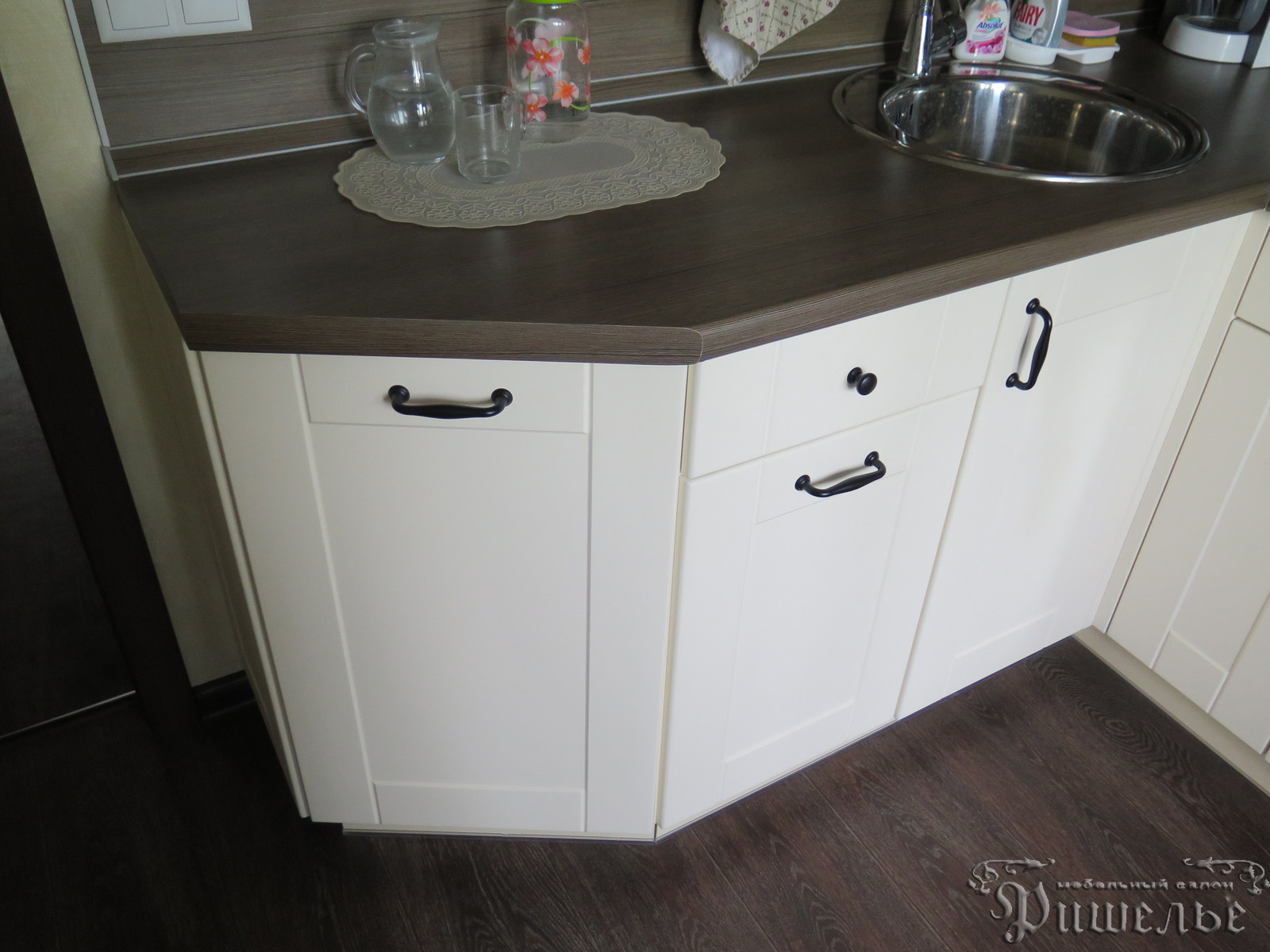 Обложка проекта: Небольшая кухня в скандинавском стиле по ул. Комсомольской, 47