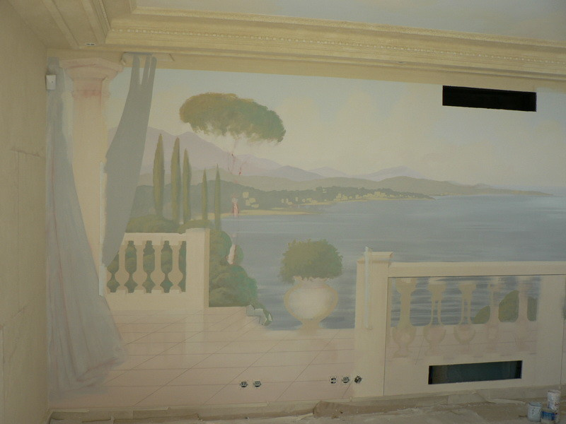 Зал приёма .Франция, Лазурный берег.