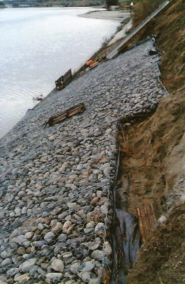 Обложка проекта: укрепление берега