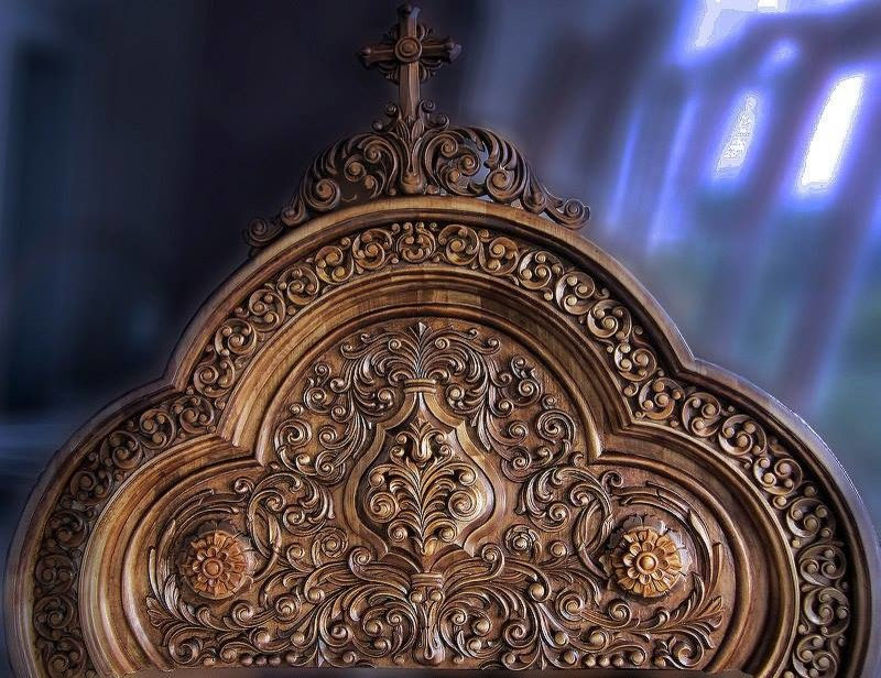 Внутреннее убранство храма.