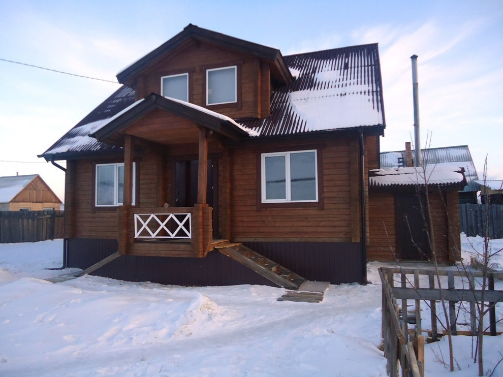 Дома и бани из профилированного бруса.