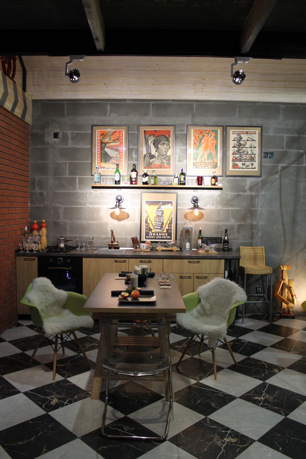 Частный дом в стиле лофт