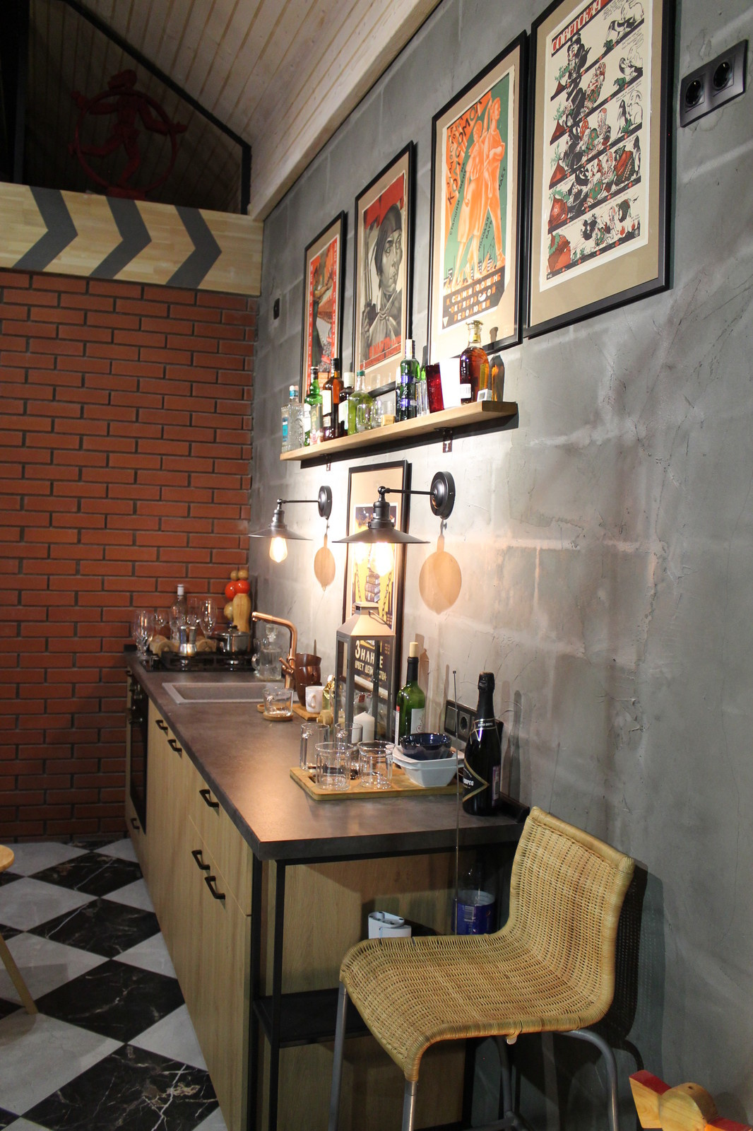 Частный дом в стиле лофт