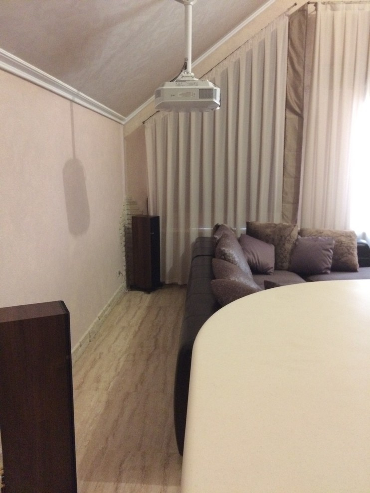 Домашний кинотеатр в lounge-зоне