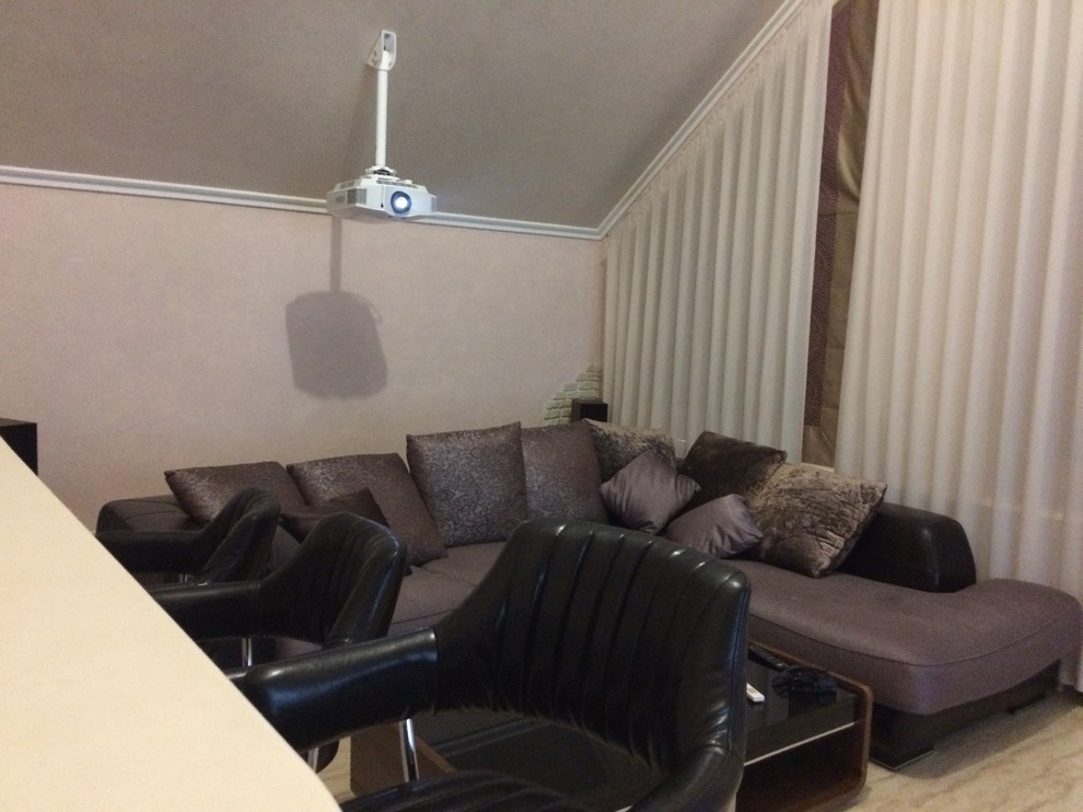 Домашний кинотеатр в lounge-зоне