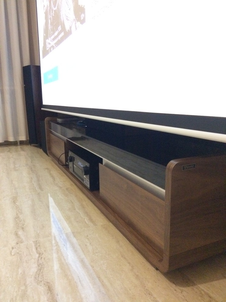 Домашний кинотеатр в lounge-зоне