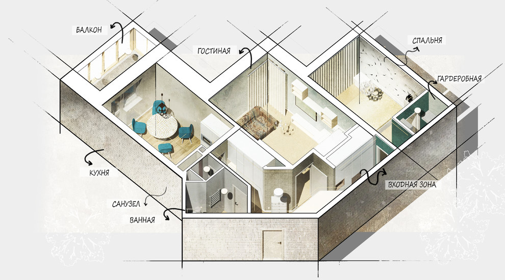 Эскизы, коллажи, наброски