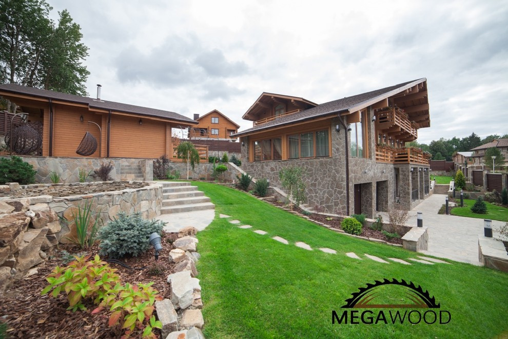 Деревянные окна из лиственница проект 2015г.