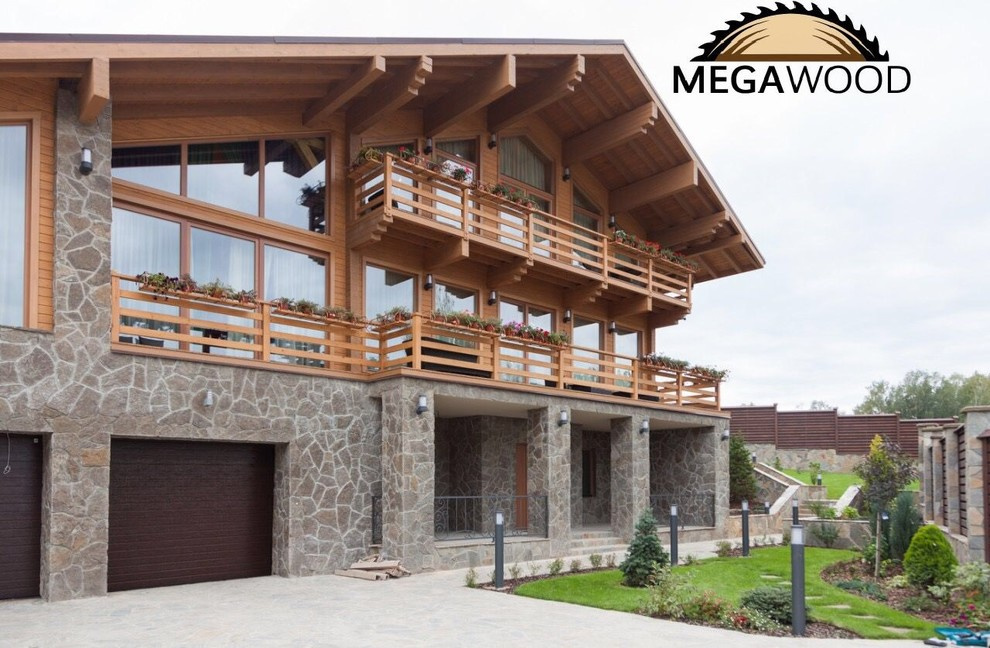 Деревянные окна из лиственница проект 2015г.