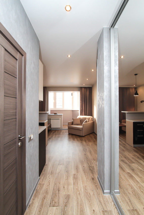 Квартира для студента с элементами лофта 26,5 кв.м.