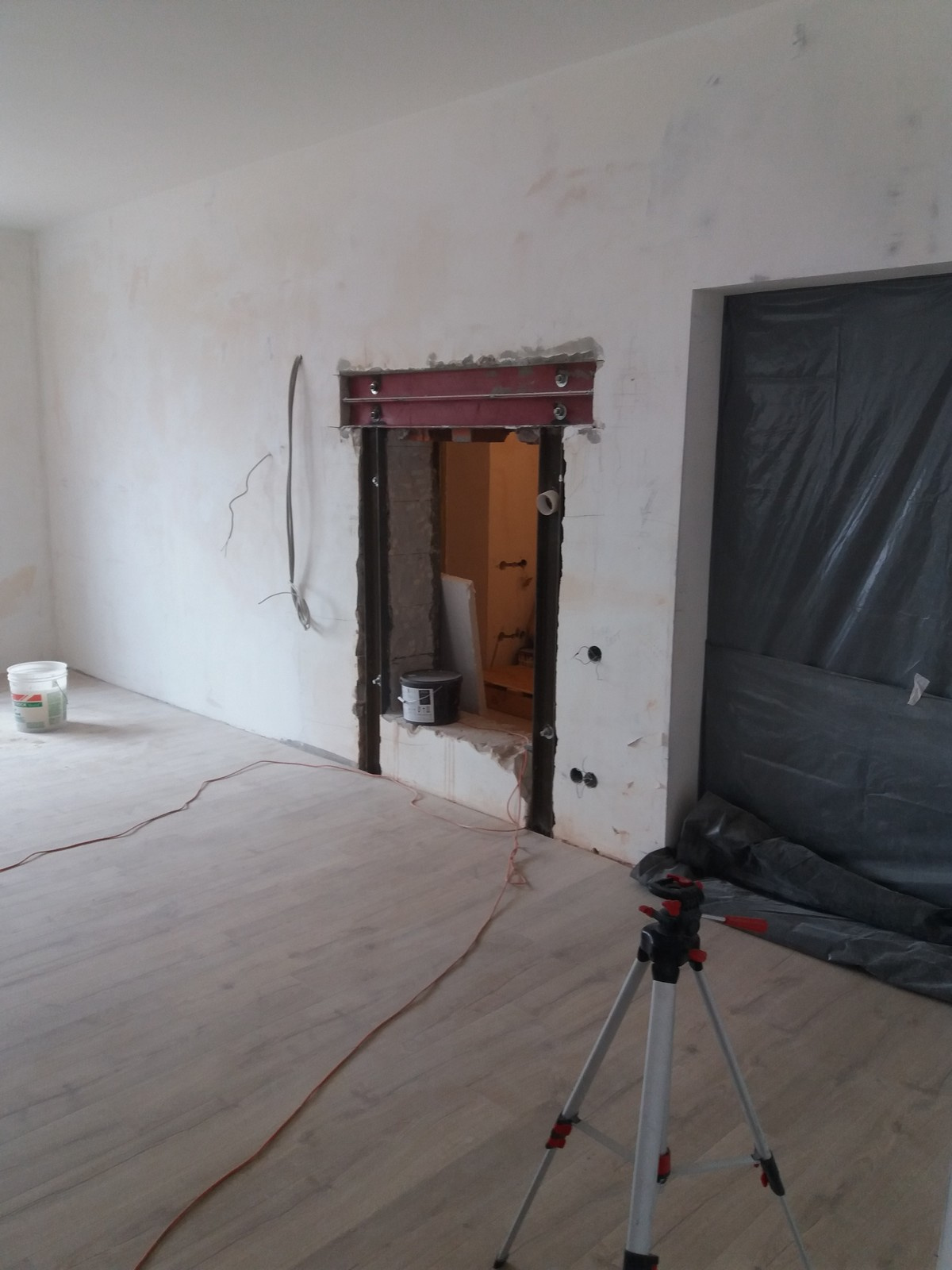 Нестандартная установка камина