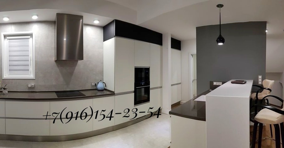 Кухня белая  Вешки